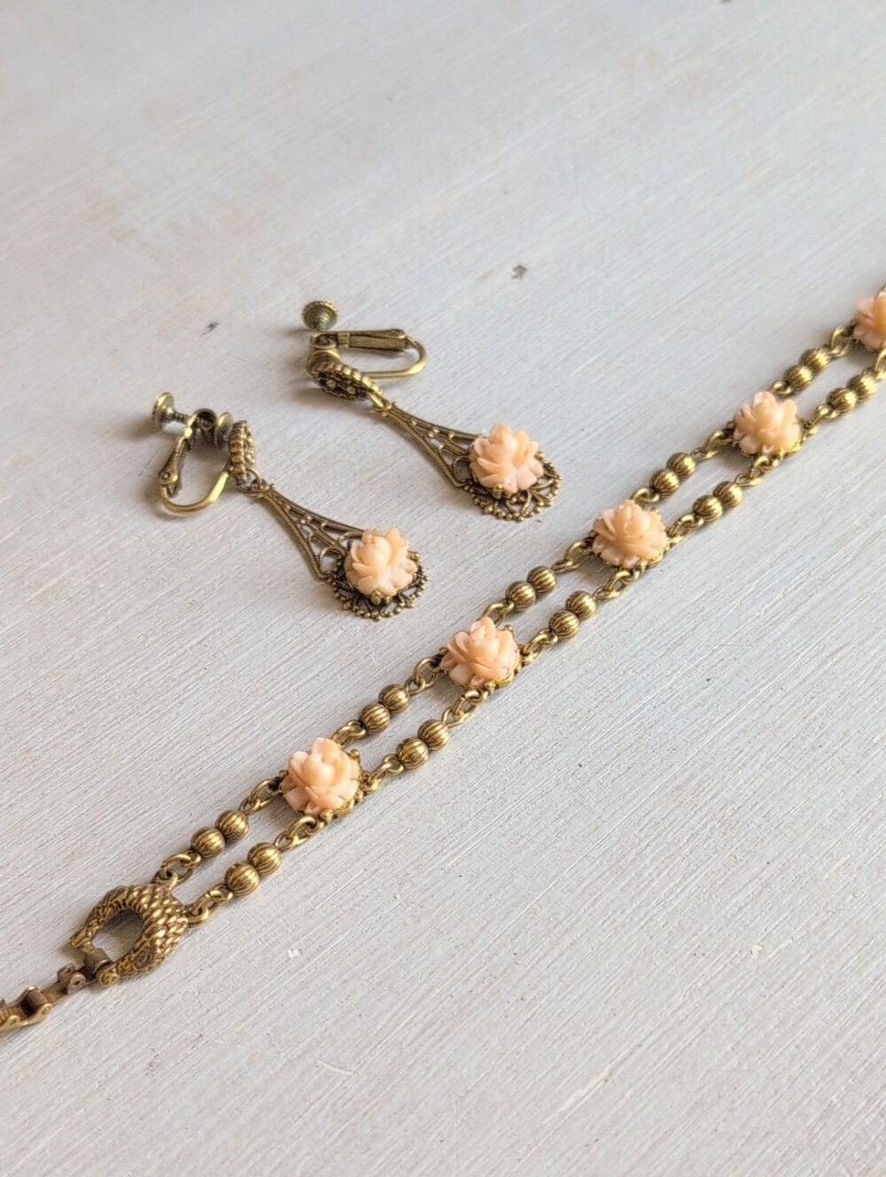Goldette NY Earring And Bracelet Set
